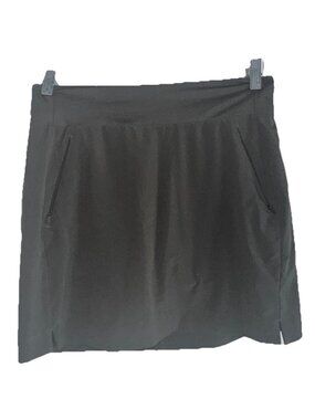 Athleta Soho Short Skort Skirt Olive Green Size 2 Athleisure Work Out Tennis